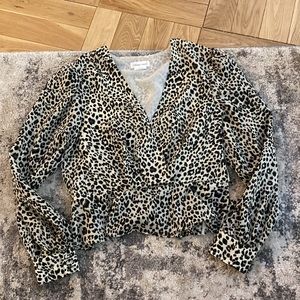 Lovers & Friends cheers print blouse